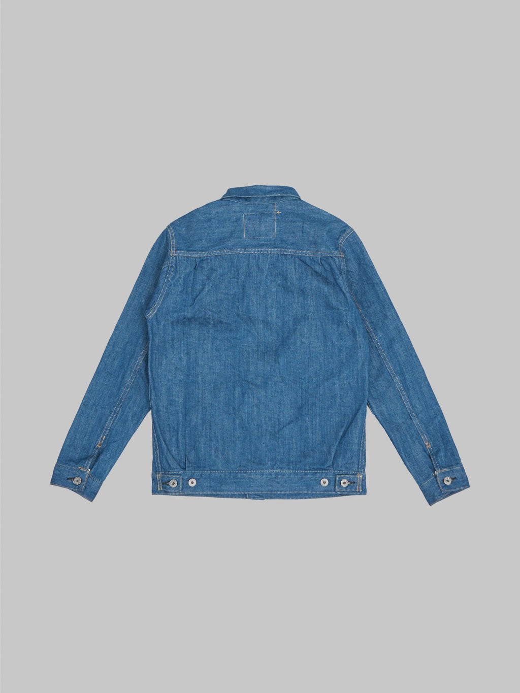 oni old faded blue denim type 2 jacket back