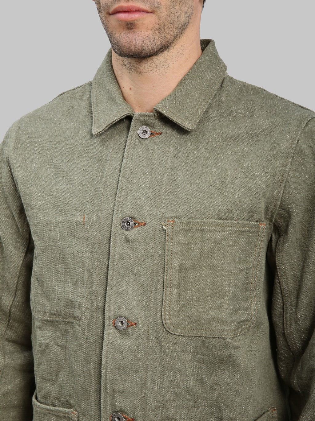 ONI Denim 18oz 03502-OLD18 "Olive Denim" Coverall