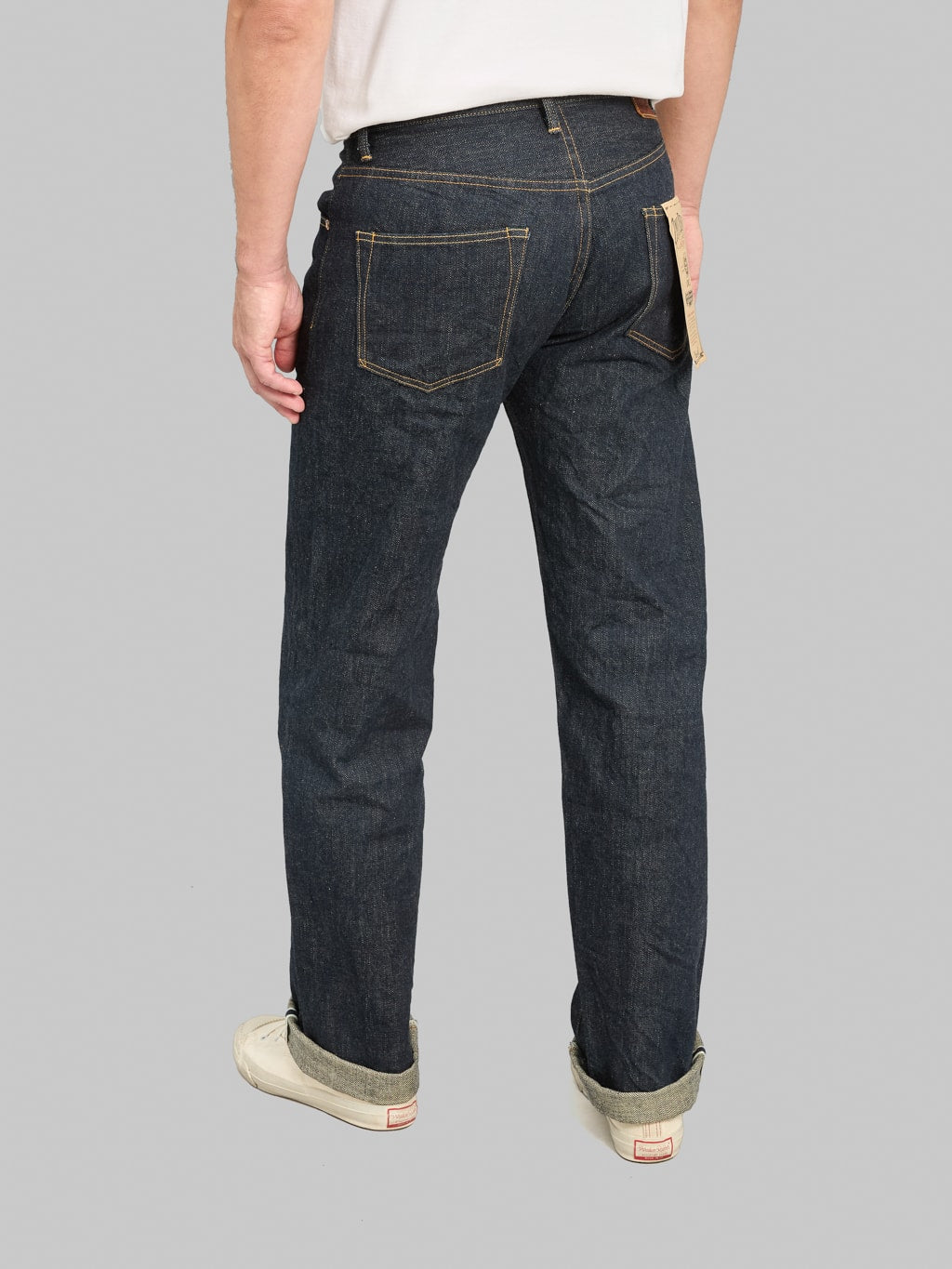 ONI Denim 200-GC15 15oz Greencast Denim Wide Straight Jeans