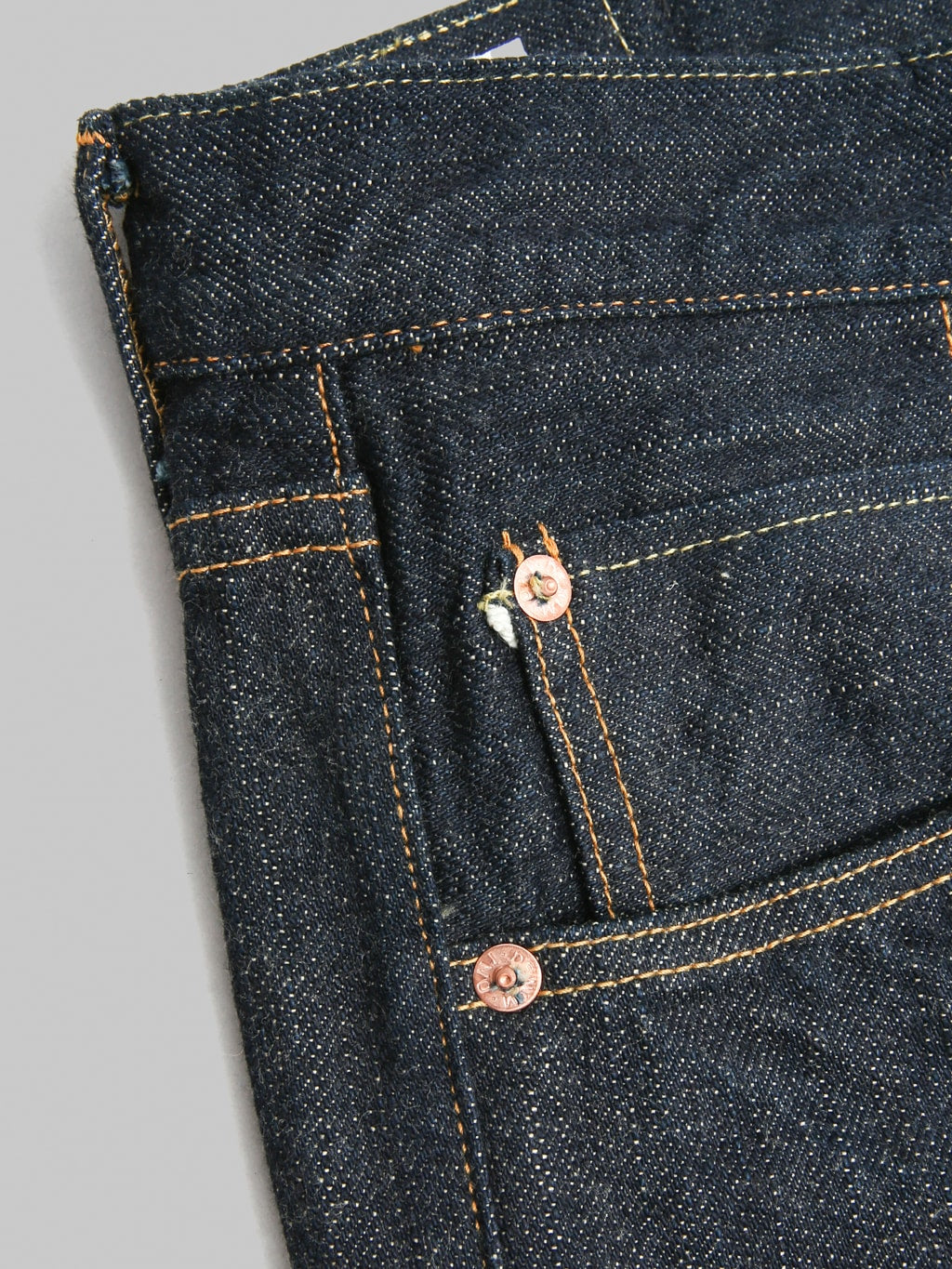 ONI Denim 200-GC15 15oz Greencast Denim Wide Straight Jeans