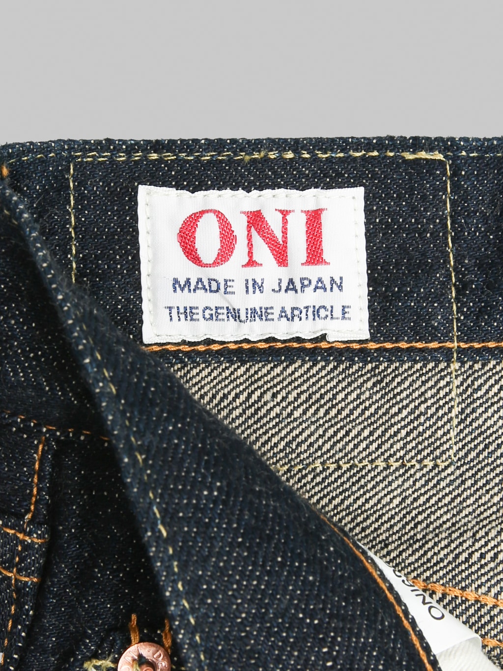 ONI Denim 200-GC15 15oz Greencast Denim Wide Straight Jeans