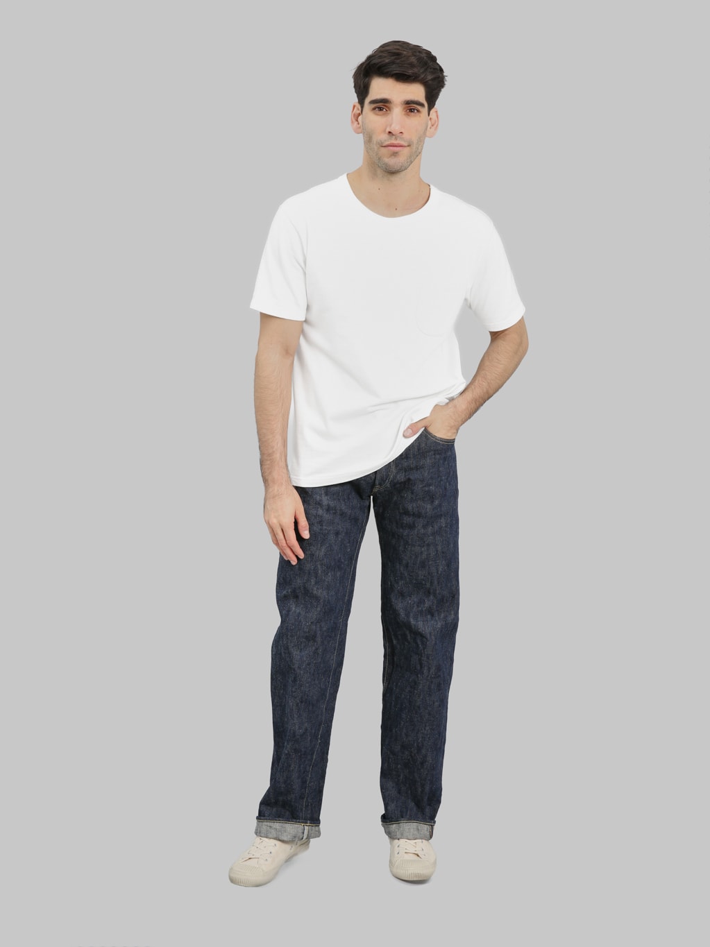 ONI Denim 200 Kase Natural Indigo 16oz Wide Straight Jeans