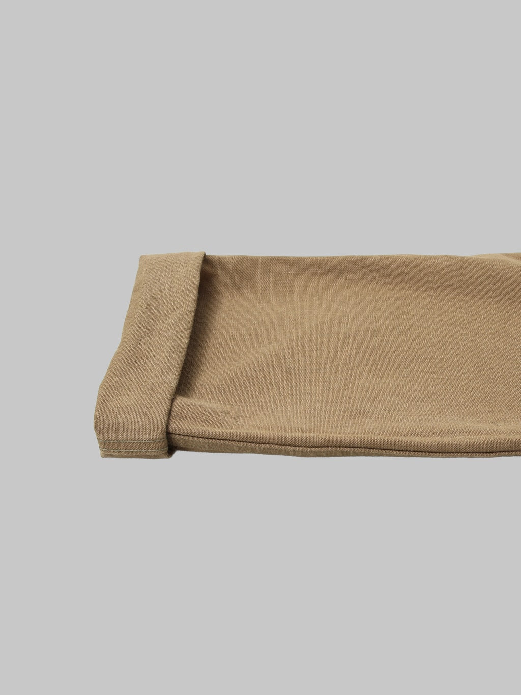ONI Denim 207 HOXBRK 13oz Baker Pants Brown Khaki hem