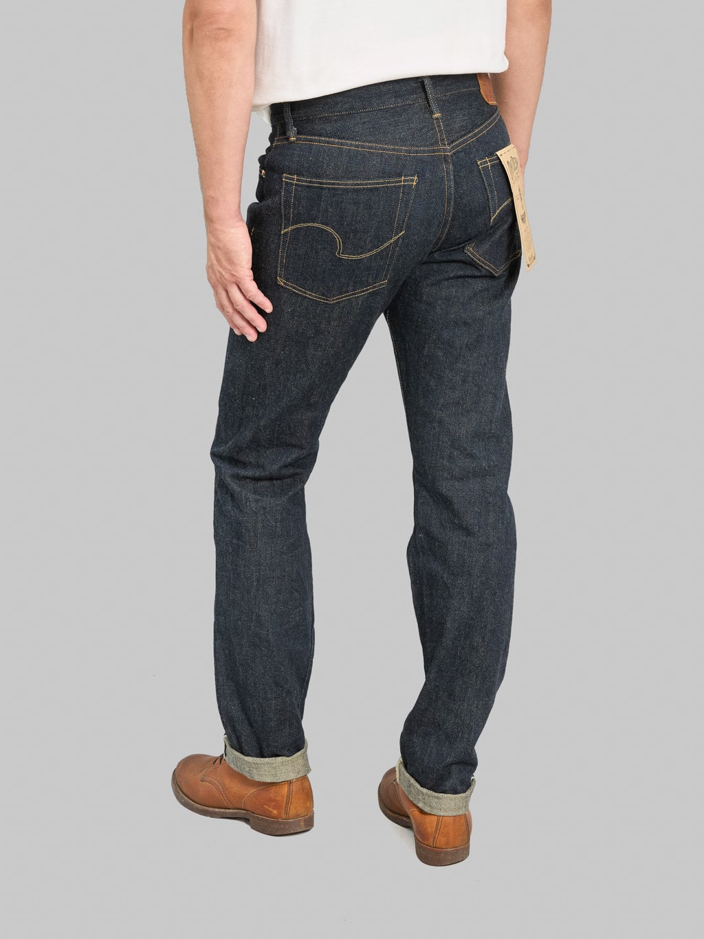 ONI Denim 246-GC15 15oz Greencast Denim Neat Straight Jeans