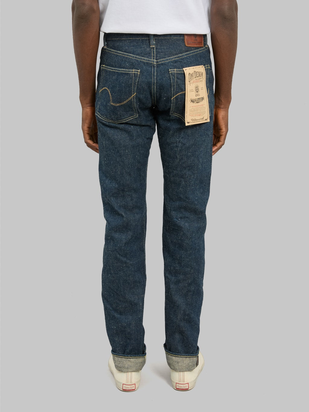 ONI Denim 246ZR-ECRU "Secret Denim Ecru Weft" 20oz Neat Straight Jeans