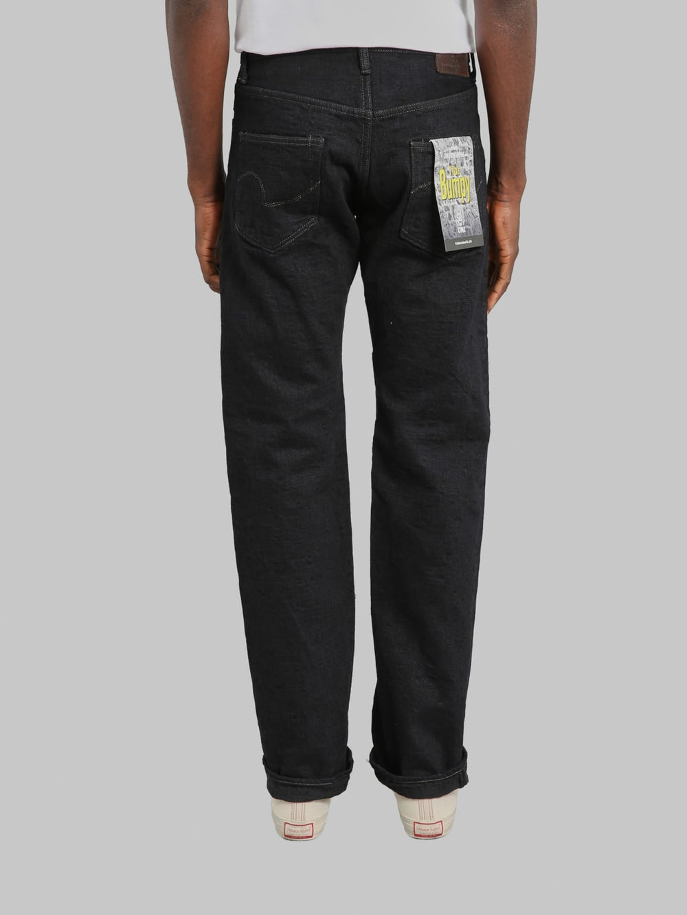 ONI Bumpy Denim 277 – Ultra-Slubby 17oz Overdye Jeans in Kuro Black