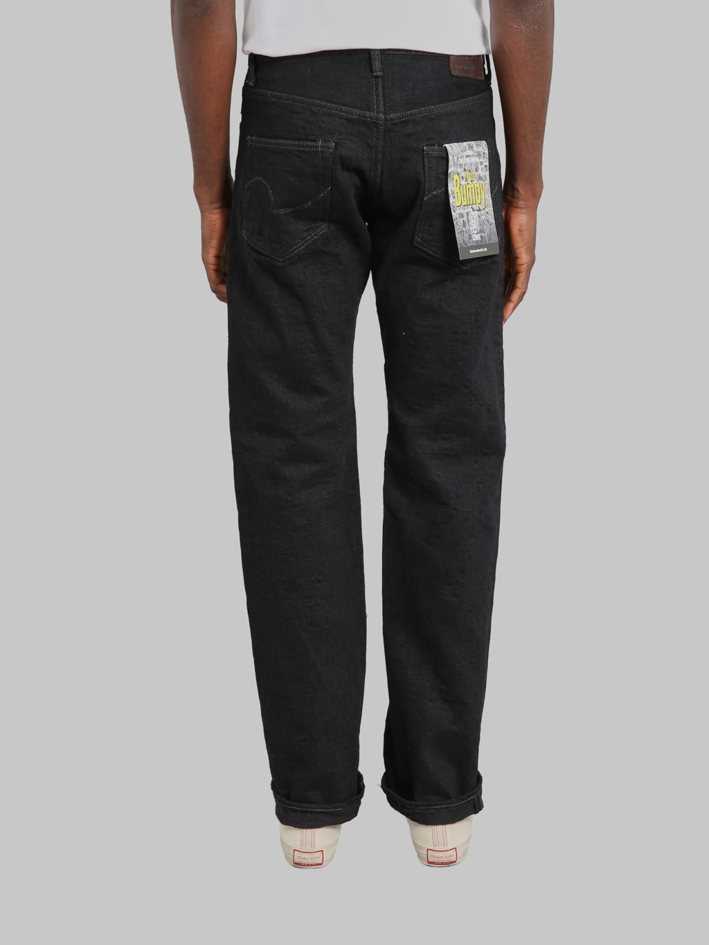 ONI Denim 277 "Bumpy Denim" 17oz Just Right Straight Jeans Kuro
