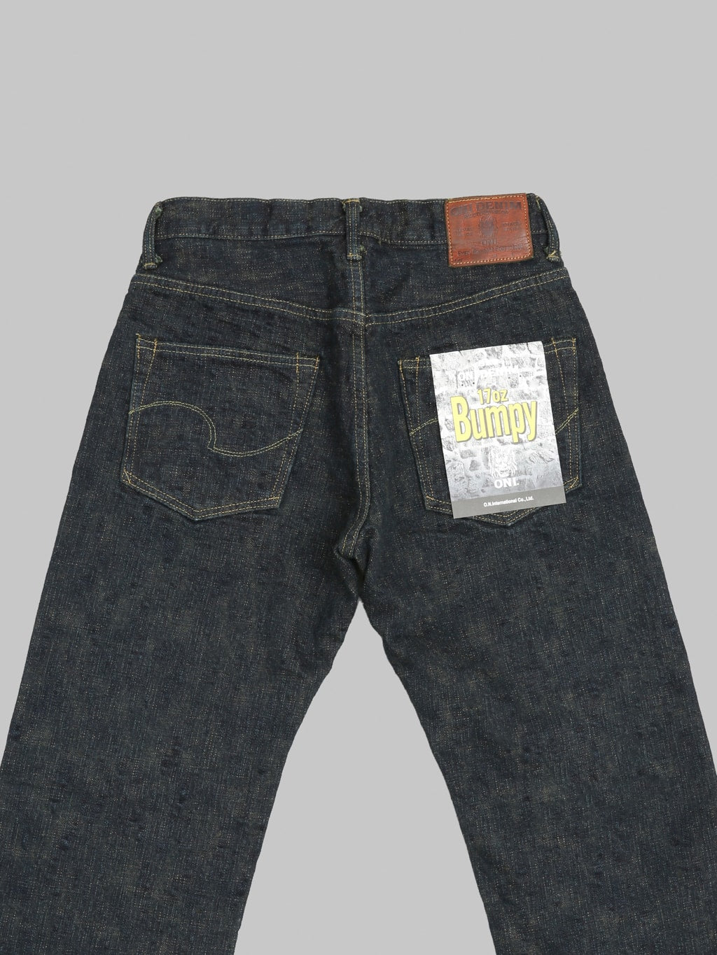 ONI Denim 277 "Bumpy Denim" 17oz Just Right Straight Jeans Kusaki