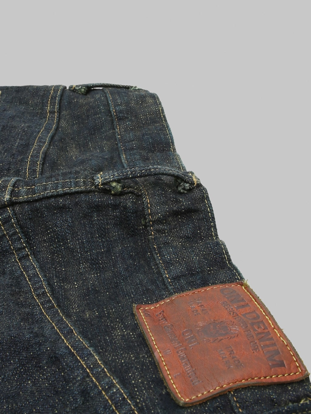 ONI Denim 277 "Bumpy Denim" 17oz Just Right Straight Jeans Kusaki
