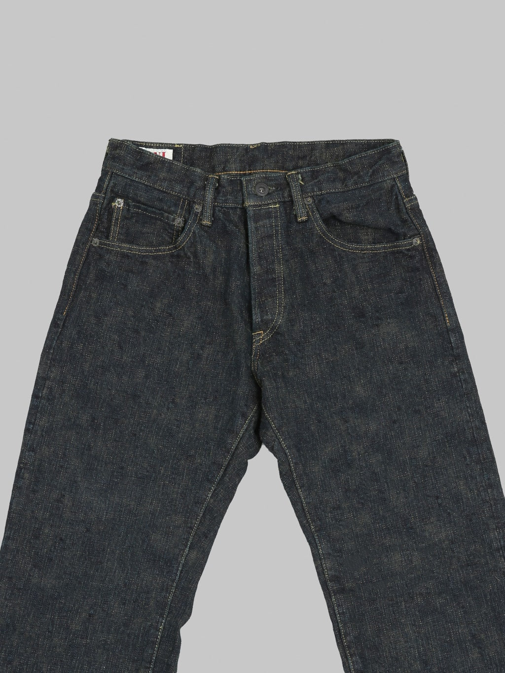 ONI Denim 277 "Bumpy Denim" 17oz Just Right Straight Jeans Kusaki