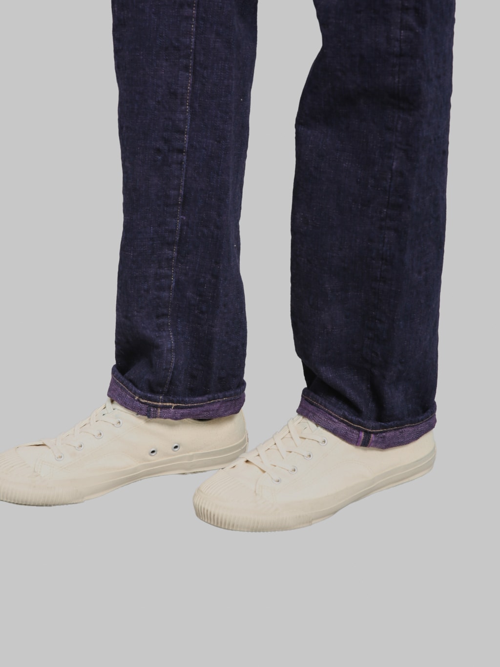 ONI Denim 277 "Bumpy Denim" 17oz Just Right Straight Jeans Murasaki