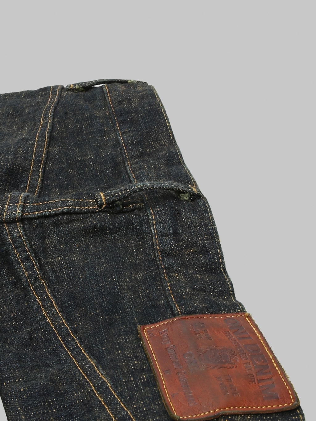 ONI Denim 277 "Bumpy Denim" 17oz Just Right Straight Jeans Oudo