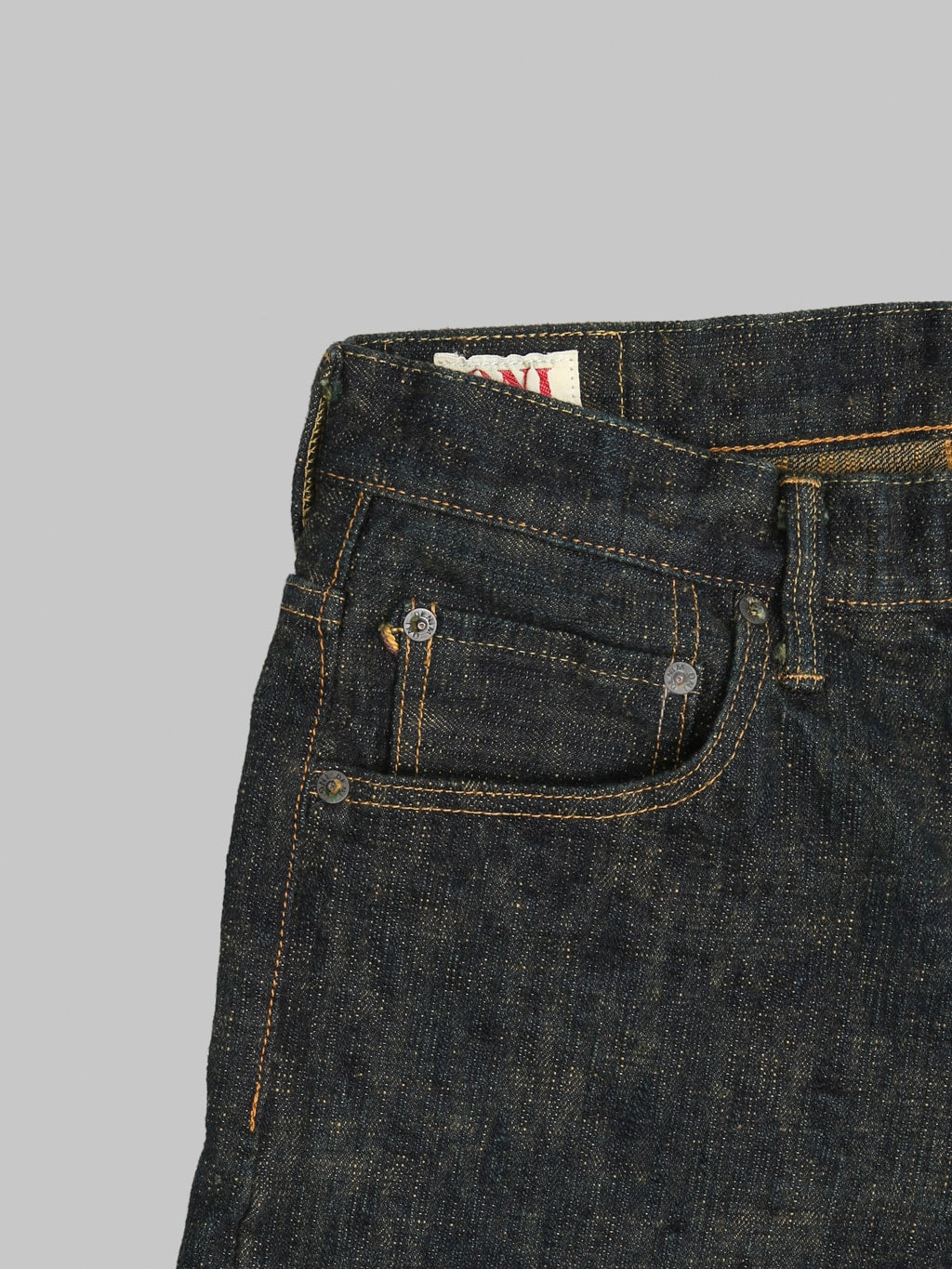 ONI Denim 277 "Bumpy Denim" 17oz Just Right Straight Jeans Oudo