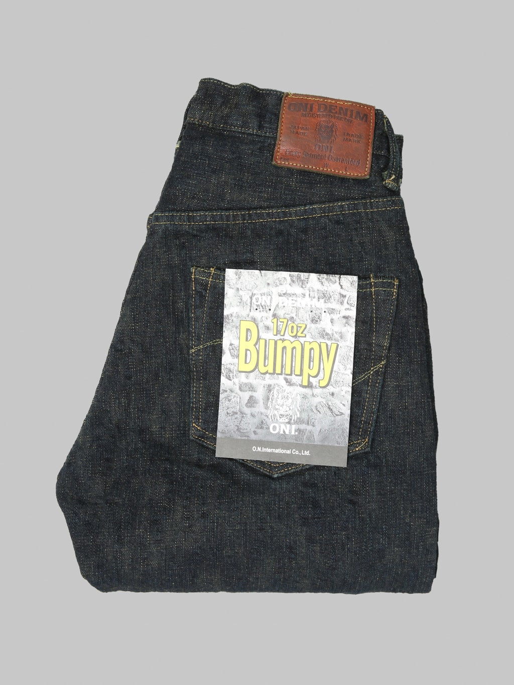 ONI Denim 277 "Bumpy Denim" 17oz Just Right Straight Jeans Oudo