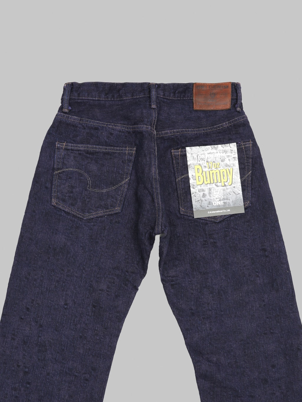 ONI Denim 277 "Bumpy Denim" 17oz Just Right Straight Jeans Murasaki