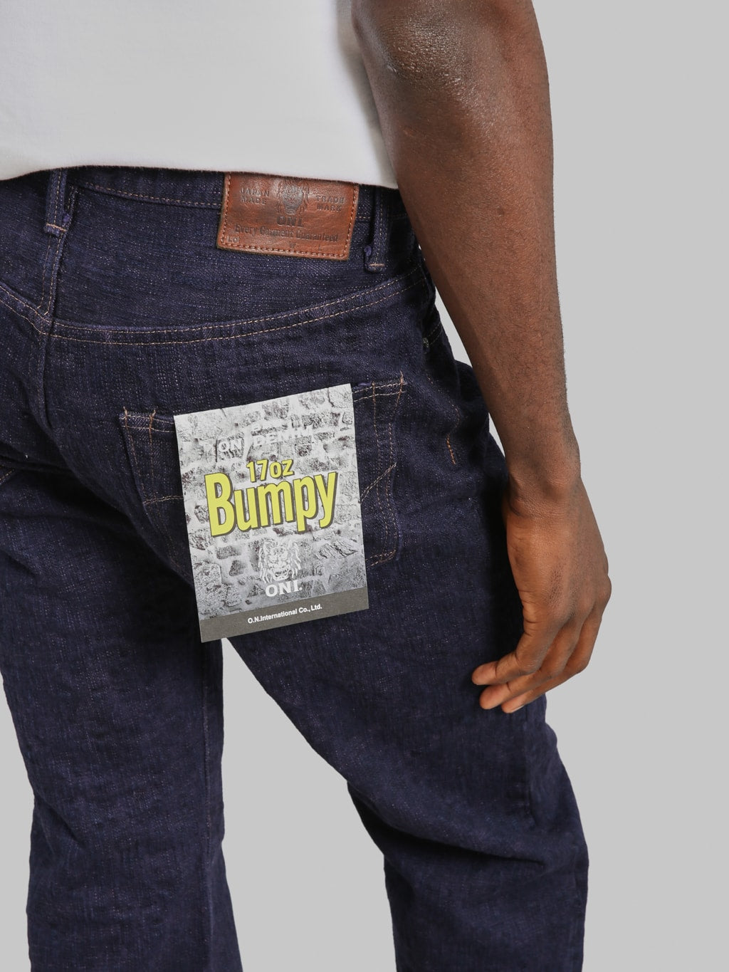 ONI Denim 277 "Bumpy Denim" 17oz Just Right Straight Jeans Murasaki