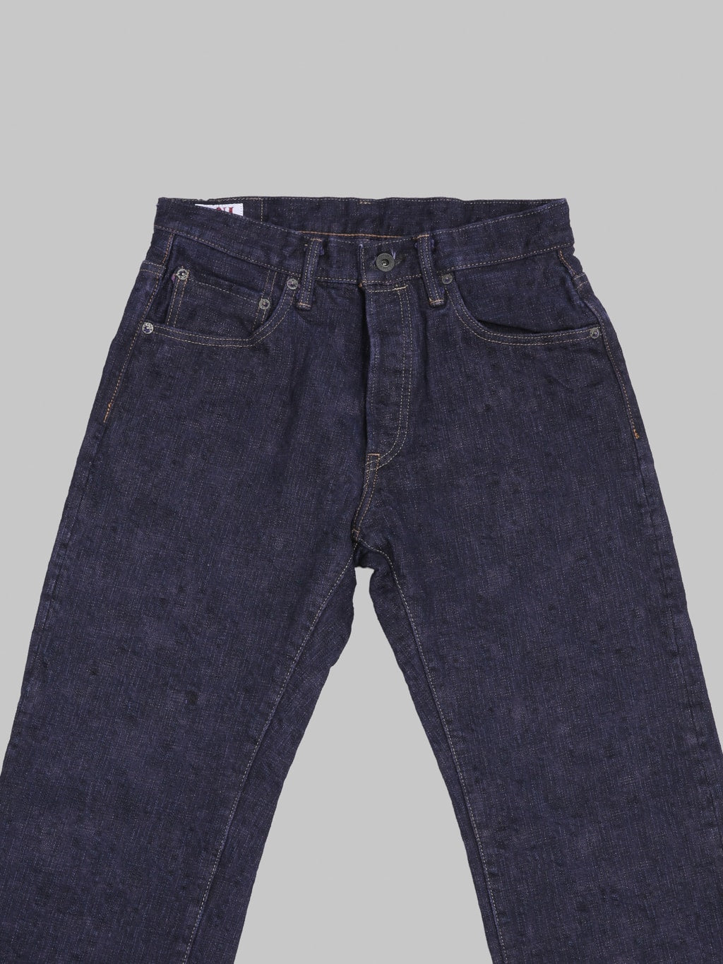 ONI Denim 277 "Bumpy Denim" 17oz Just Right Straight Jeans Murasaki