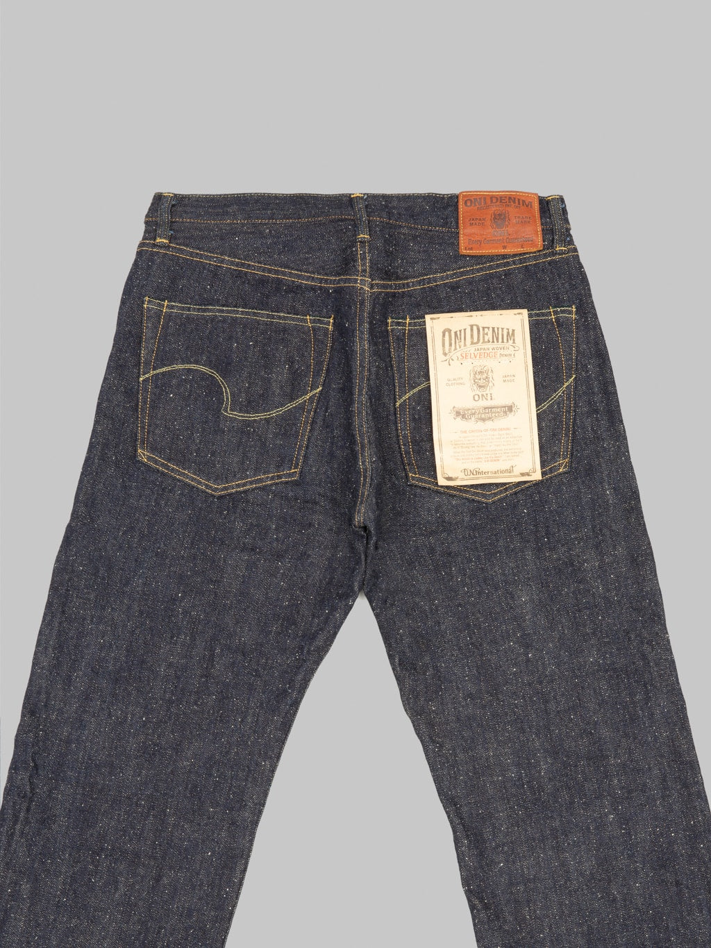 ONI Denim 288 NEP Regular Straight Jeans back details