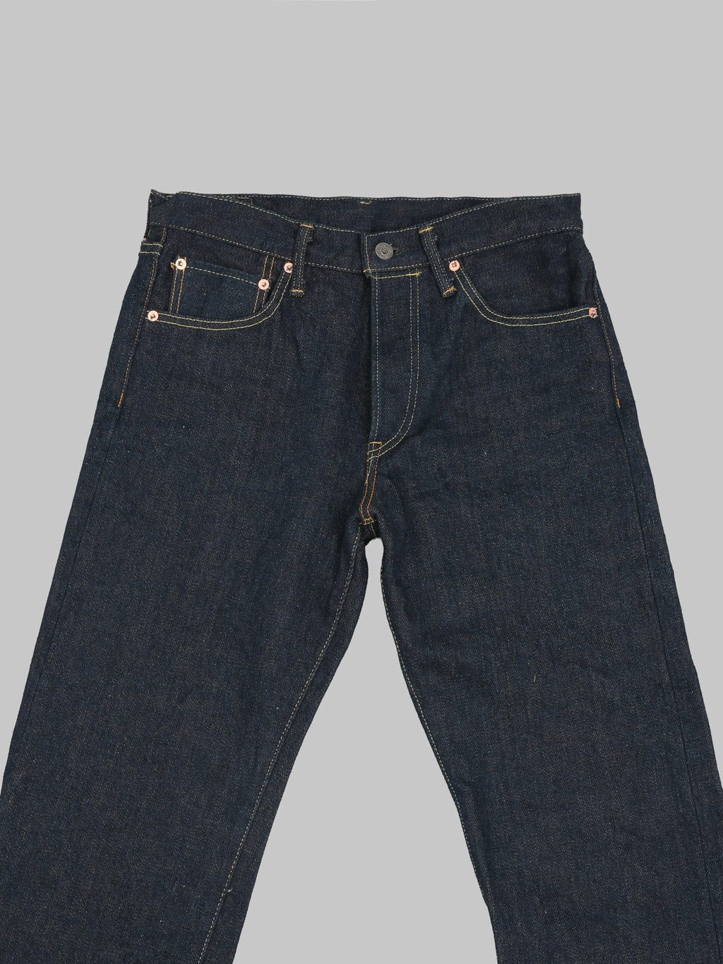 ONI Denim 288ZRLBR Secret Denim Brown Weft Straight Jeans waist