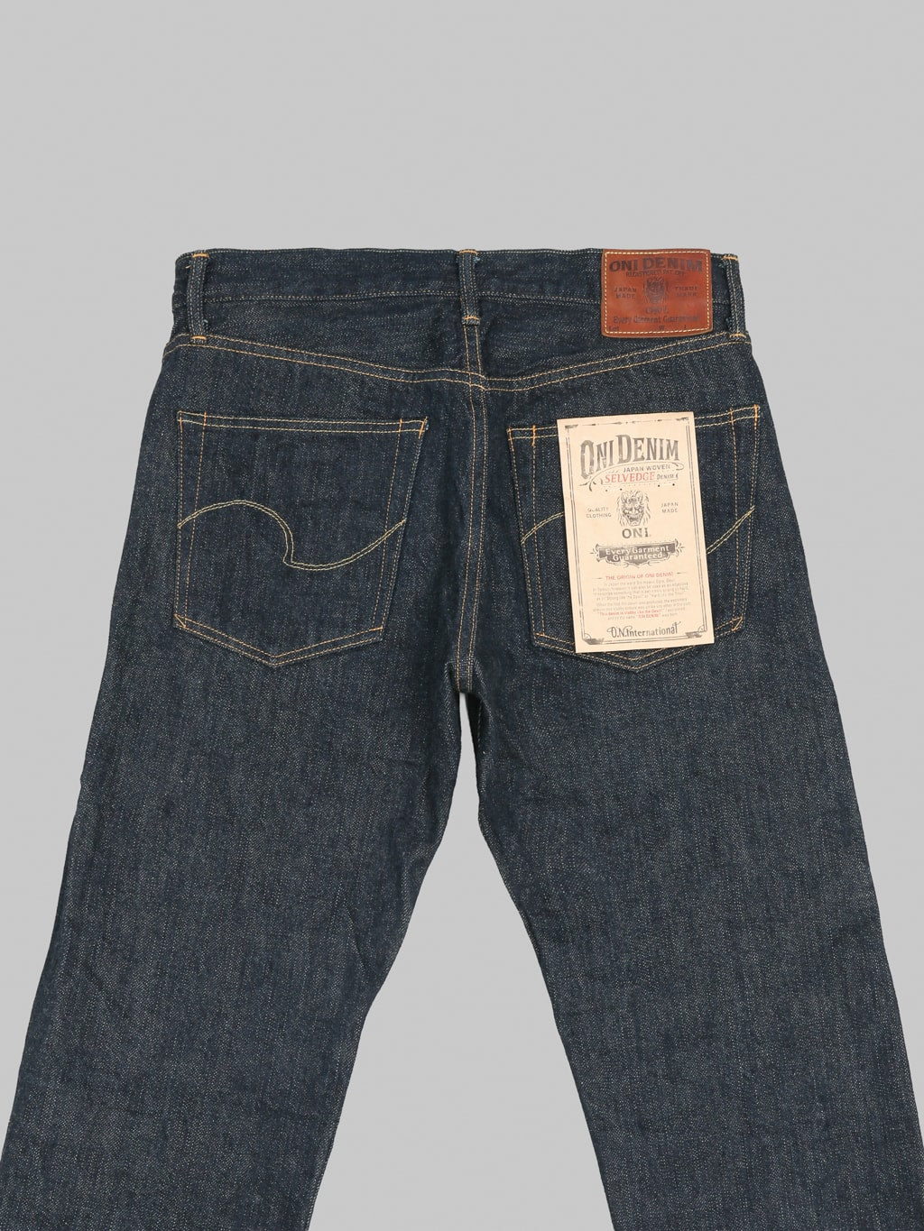 ONI Denim 622-GC15 15oz Greencast Denim Relax Tapered Jeans
