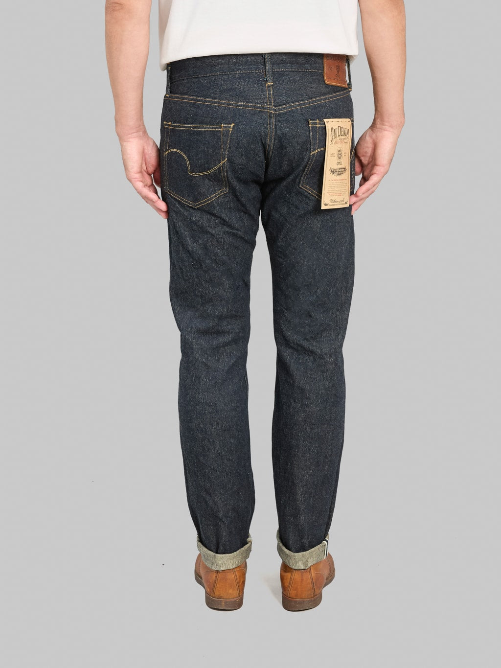 ONI Denim 622-GC15 15oz Greencast Denim Relax Tapered Jeans