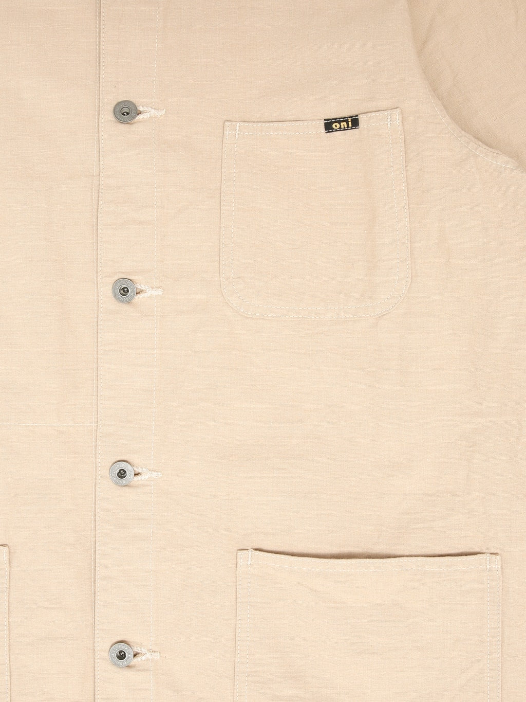 ONI Denim 03500-8CBE 8oz Chambray Beige Coverall