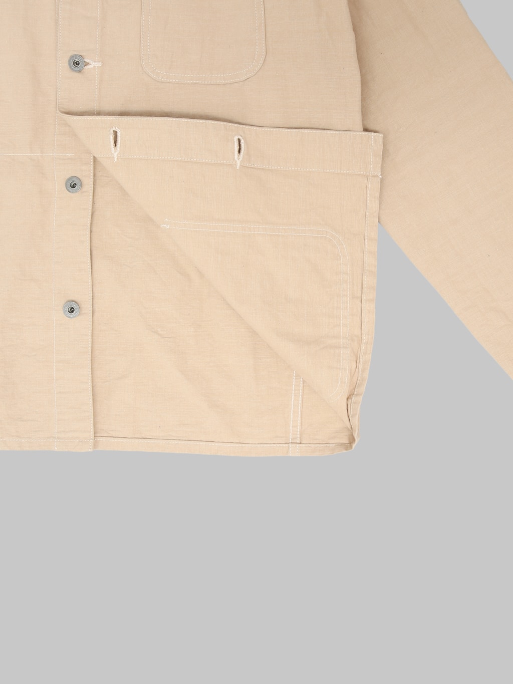 ONI Denim 03500-8CBE 8oz Chambray Beige Coverall