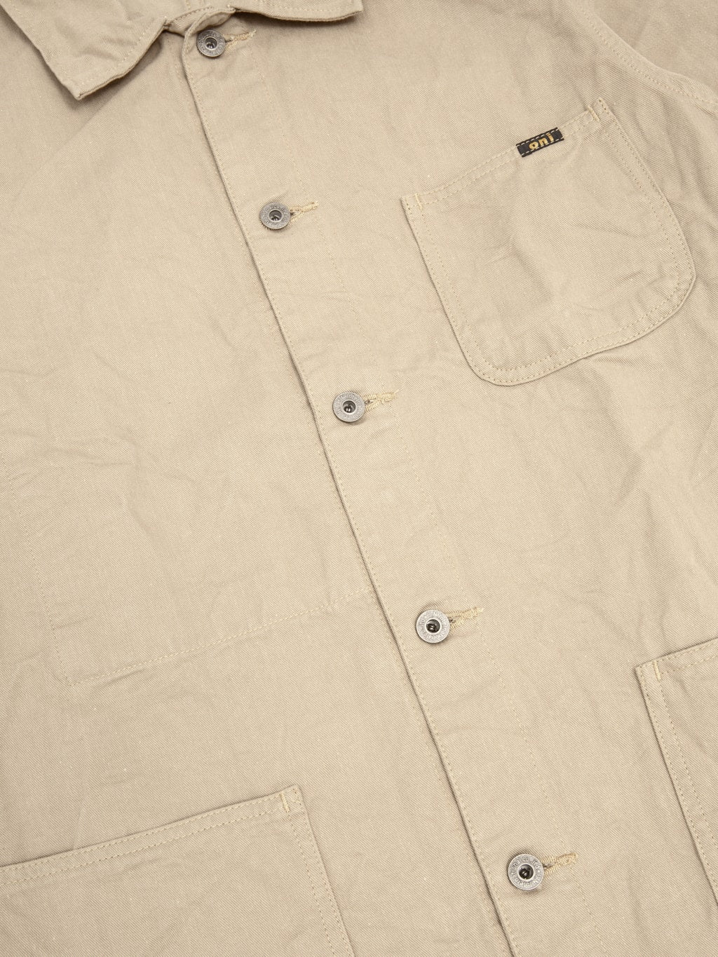 ONI Denim 03500-CHKB Khaki Beige Chino Cloth Coverall