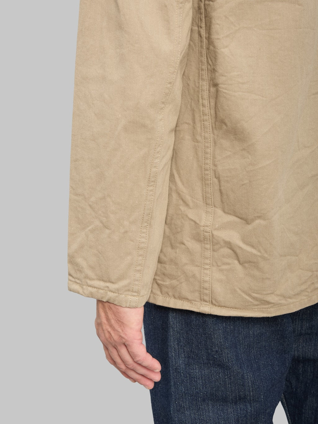 ONI Denim 03500-CHKB Khaki Beige Chino Cloth Coverall