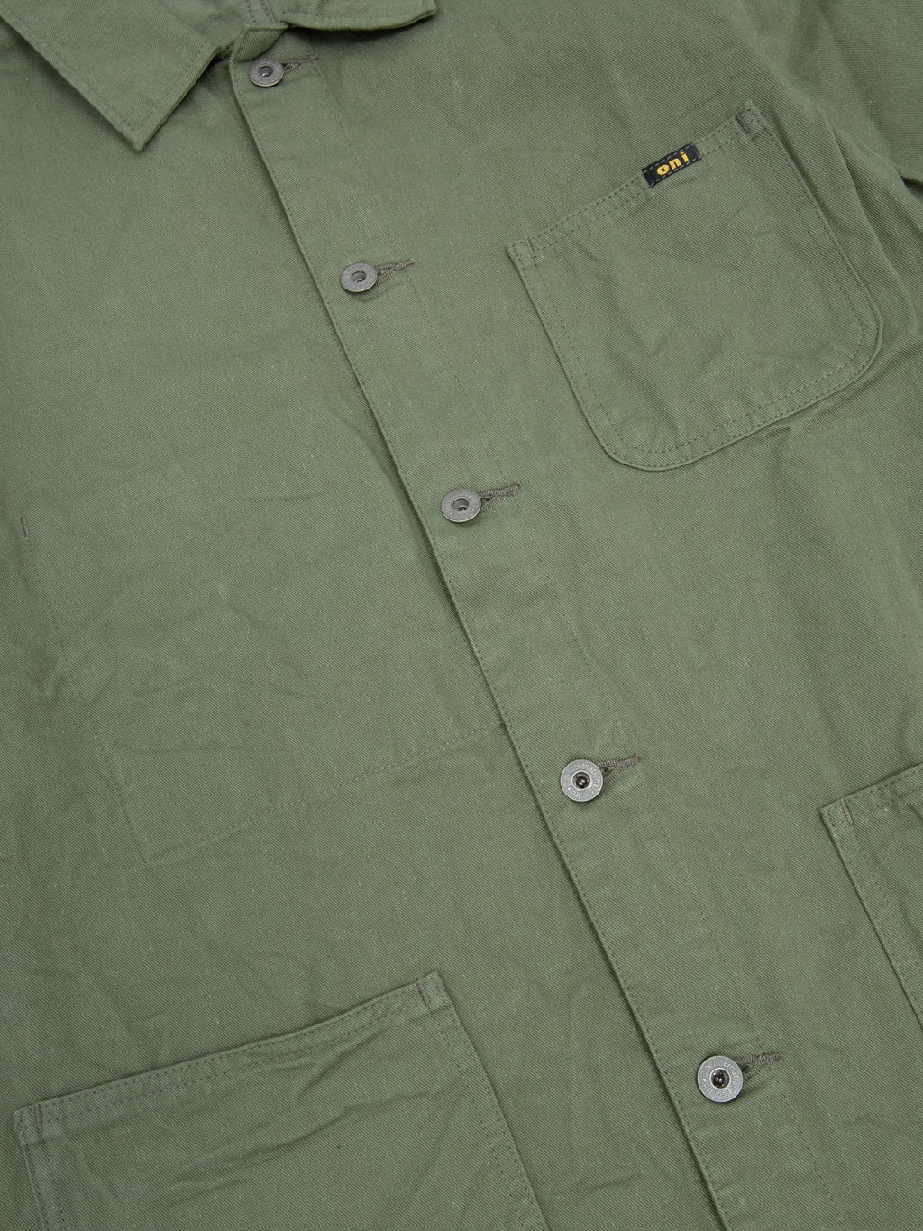ONI Denim 03500-CHOL Olive Chino Cloth Coverall