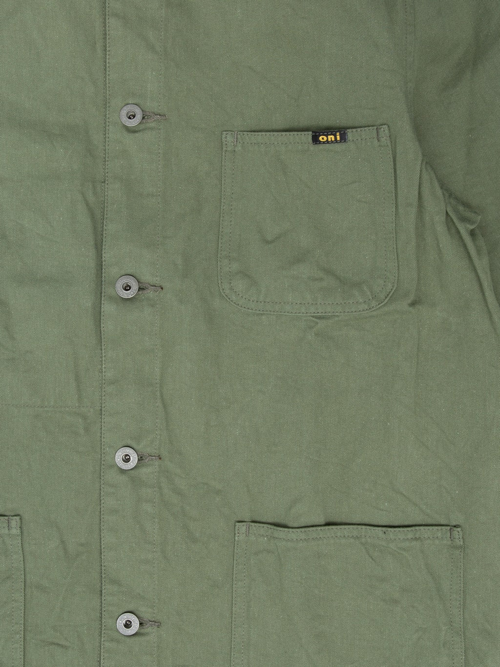 ONI Denim 03500-CHOL Olive Chino Cloth Coverall