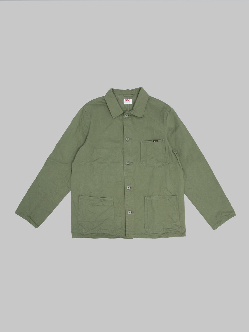 ONI Denim 03500-CHOL Olive Chino Cloth Coverall