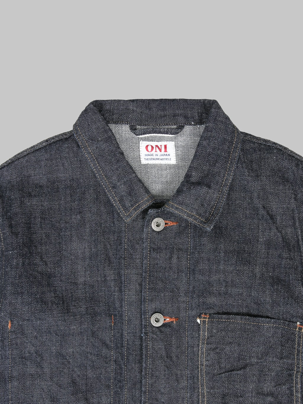 ONI Denim 03502-LS13.5 13.5oz Long Slub Denim Coverall