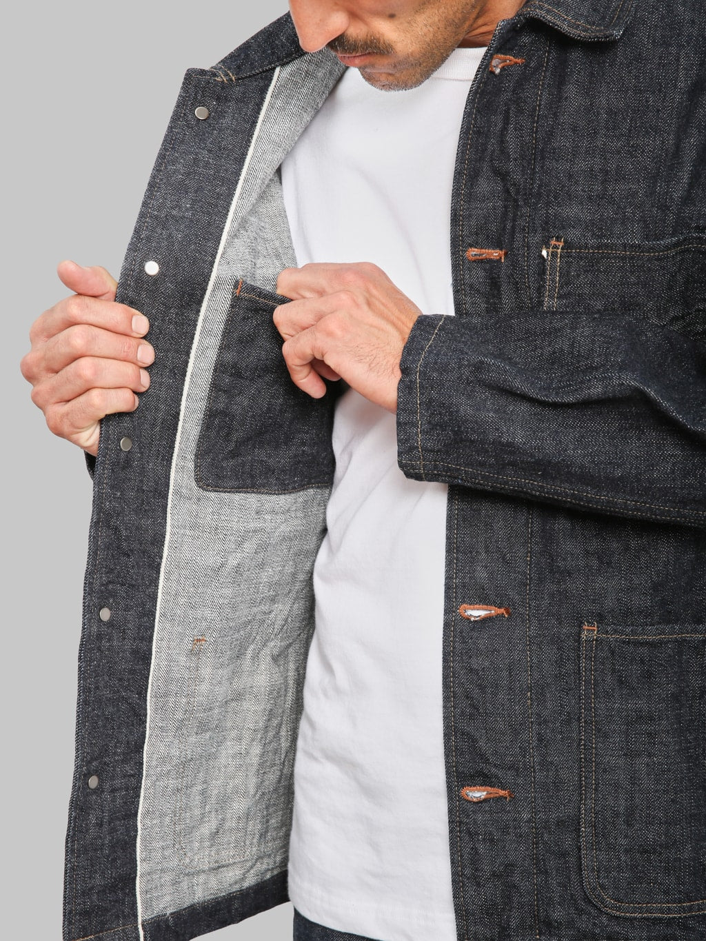 ONI Denim 03502-LS13.5 13.5oz Long Slub Denim Coverall