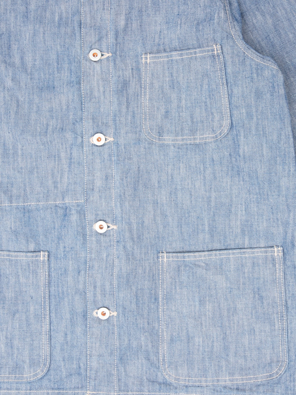 ONI Denim 03501 SHVCH 13oz Super Heavy Chambray  Coverall  front details