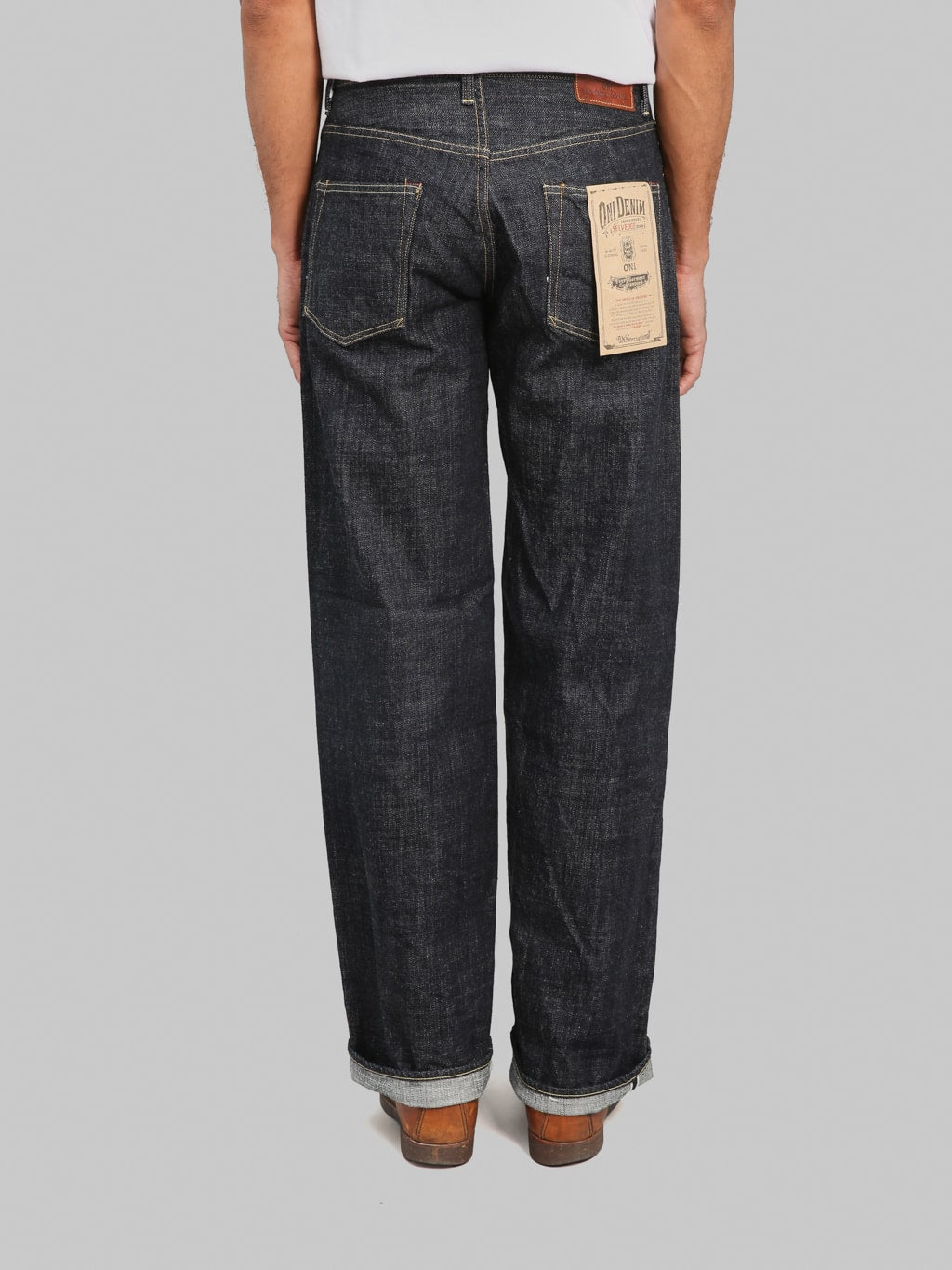 ONI Denim 222-LS13.5 13.5oz Long Slub Denim Super Wide Straight Jeans
