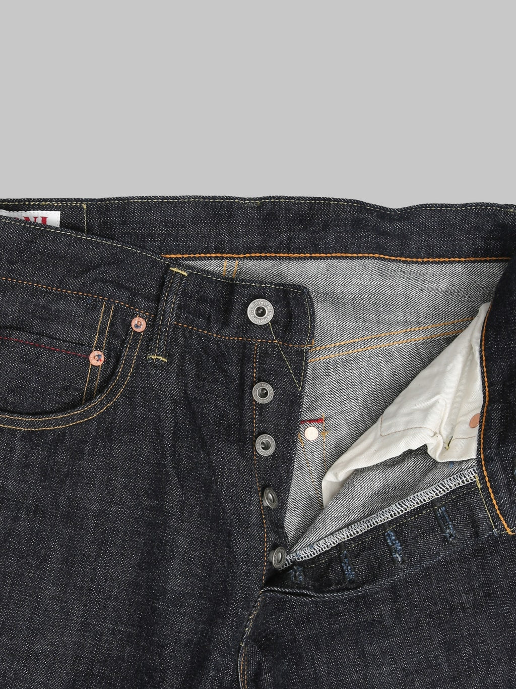 ONI Denim 222-LS13.5 13.5oz Long Slub Denim Super Wide Straight Jeans