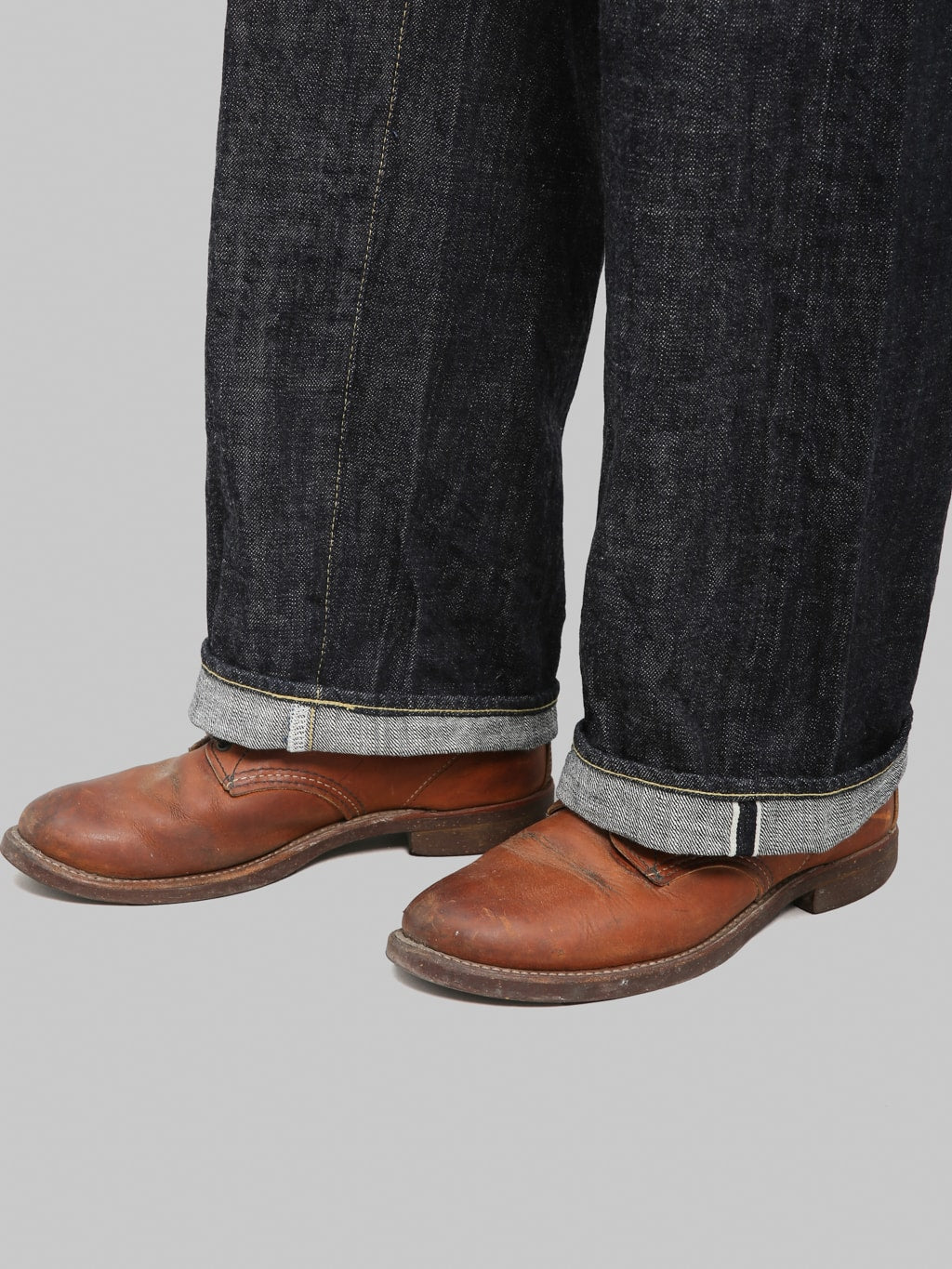 ONI Denim 222-LS13.5 13.5oz Long Slub Denim Super Wide Straight Jeans