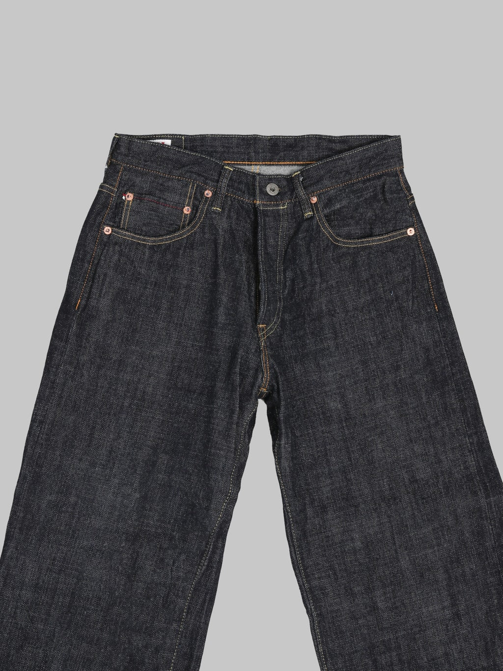 ONI Denim 222-LS13.5 13.5oz Long Slub Denim Super Wide Straight Jeans