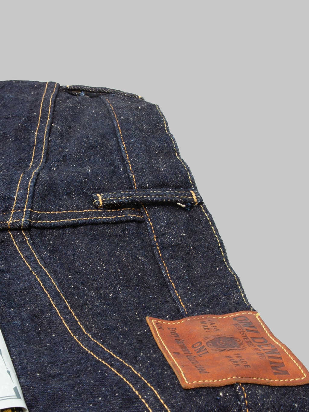 ONI Denim 222 "Asphalt" 20oz Super Wide Straight Jeans