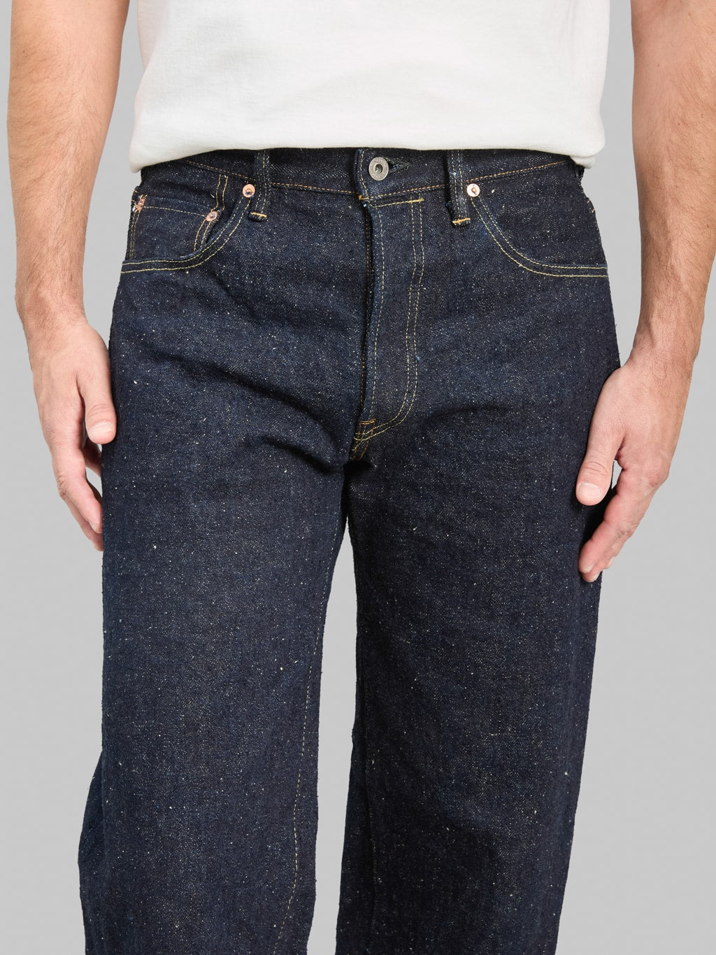 ONI Denim 222 "Asphalt" 20oz Super Wide Straight Jeans