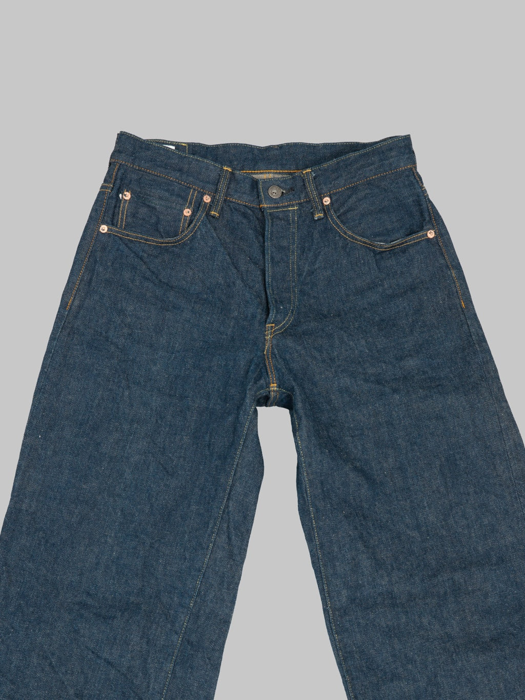 ONI Denim 222 "Ishikawadai" 15oz Super Wide Straight Jeans