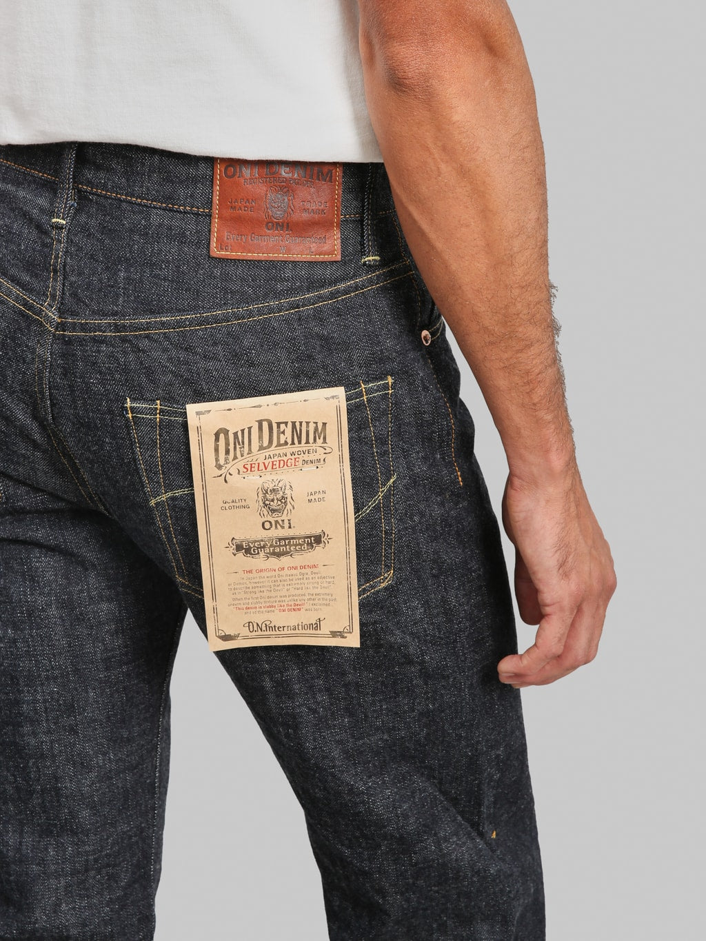 ONI Denim 270-LS13.5 13.5oz Long Slub Denim Regular Straight Jeans