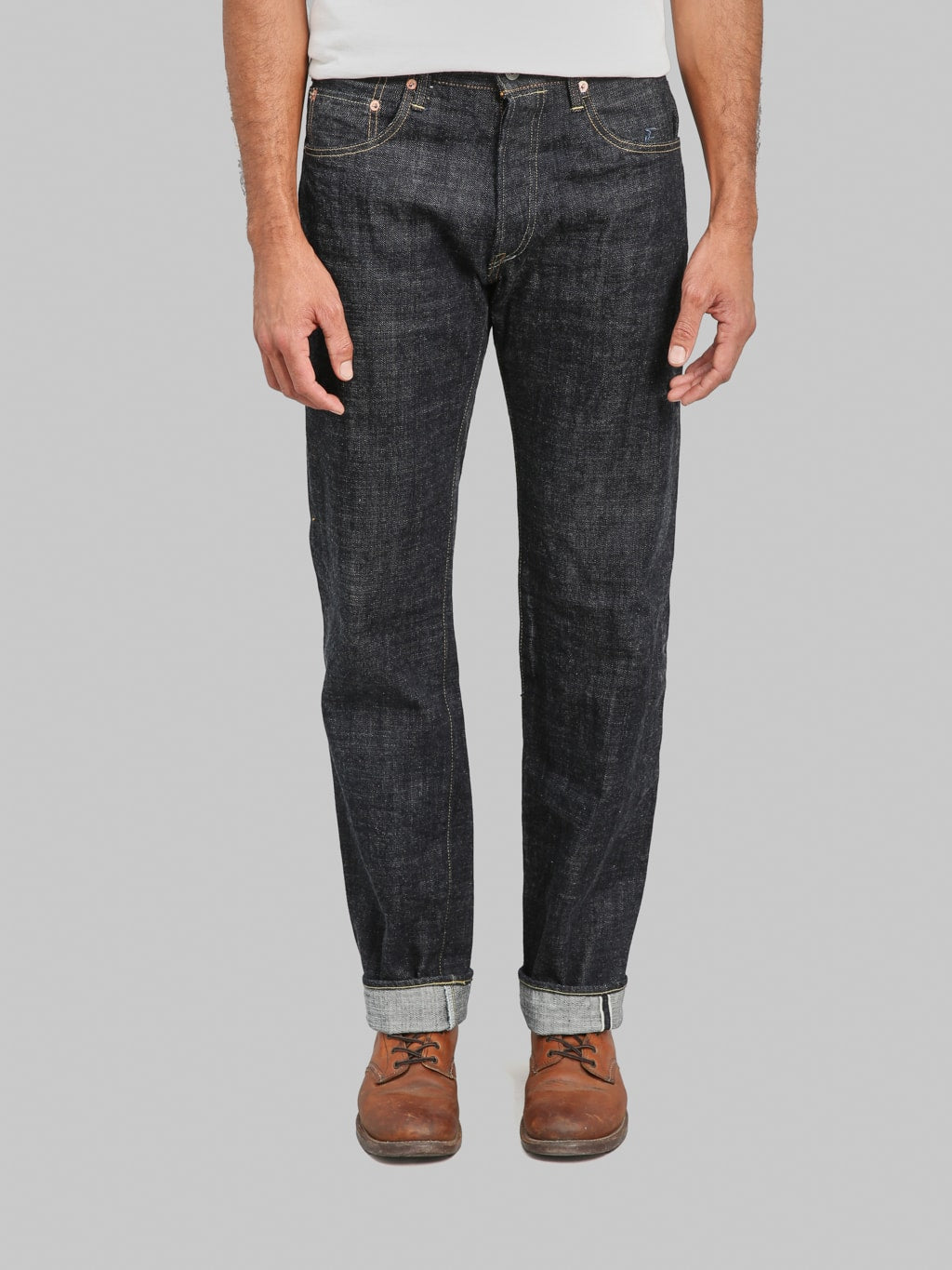 ONI Denim 270-LS13.5 13.5oz Long Slub Denim Regular Straight Jeans