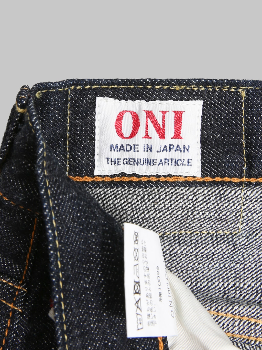 ONI Denim 270-LS13.5 13.5oz Long Slub Denim Regular Straight Jeans