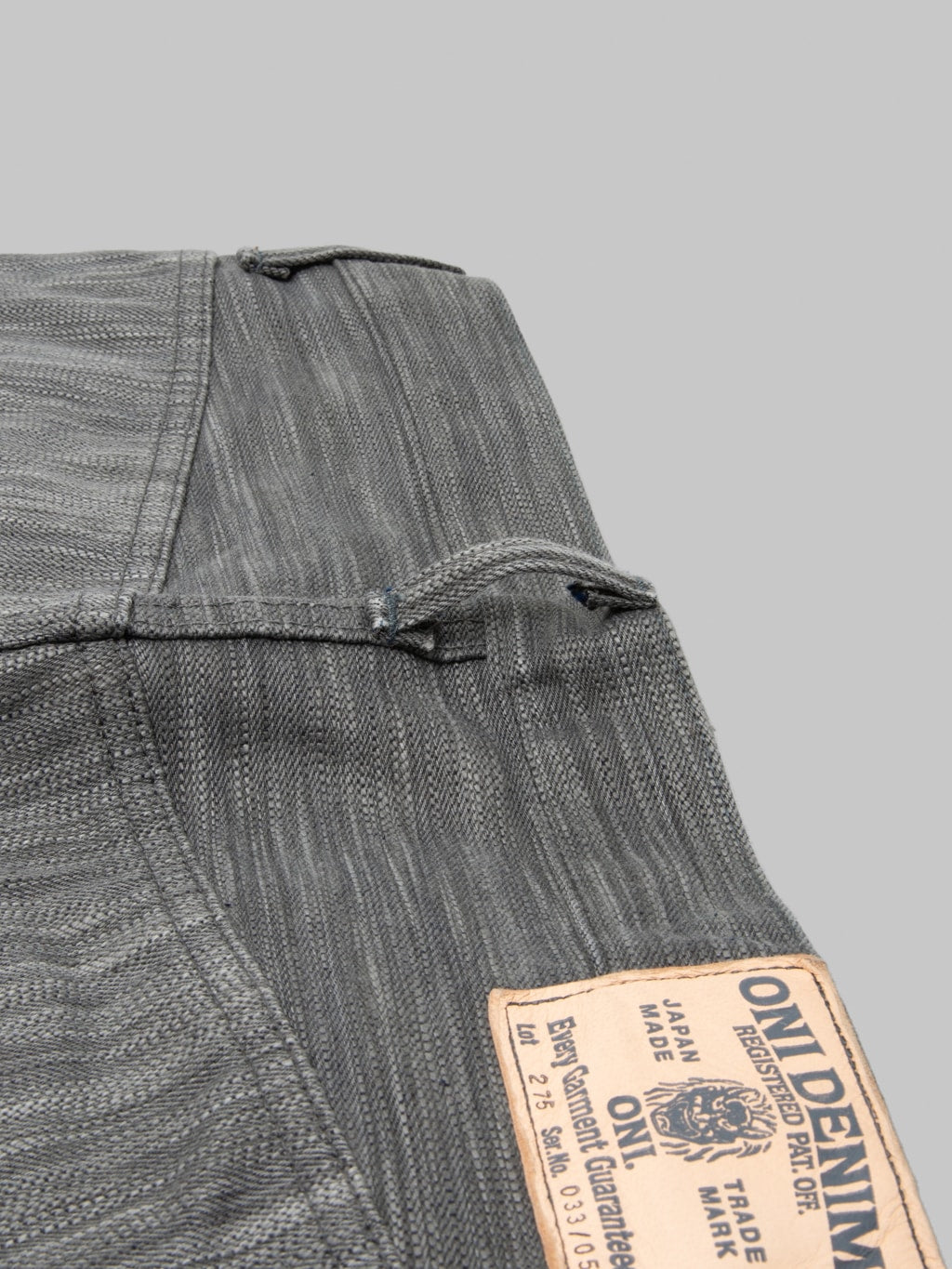 ONI Denim 275 20oz Awa Sumi x Awa Shoai Regular Straight Jeans