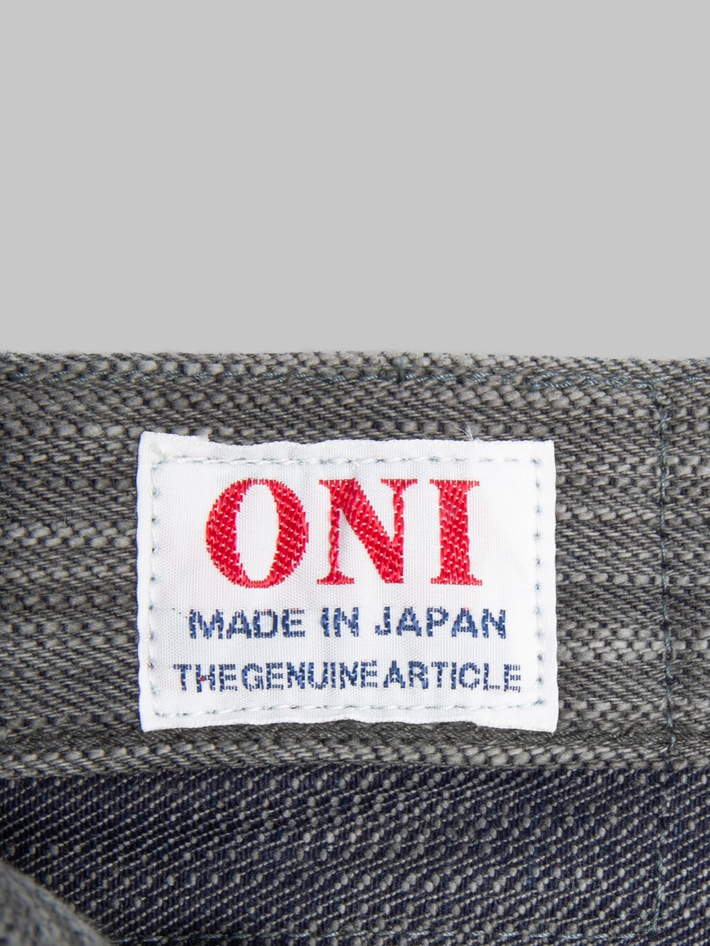ONI Denim 275 20oz Awa Sumi x Awa Shoai Regular Straight Jeans