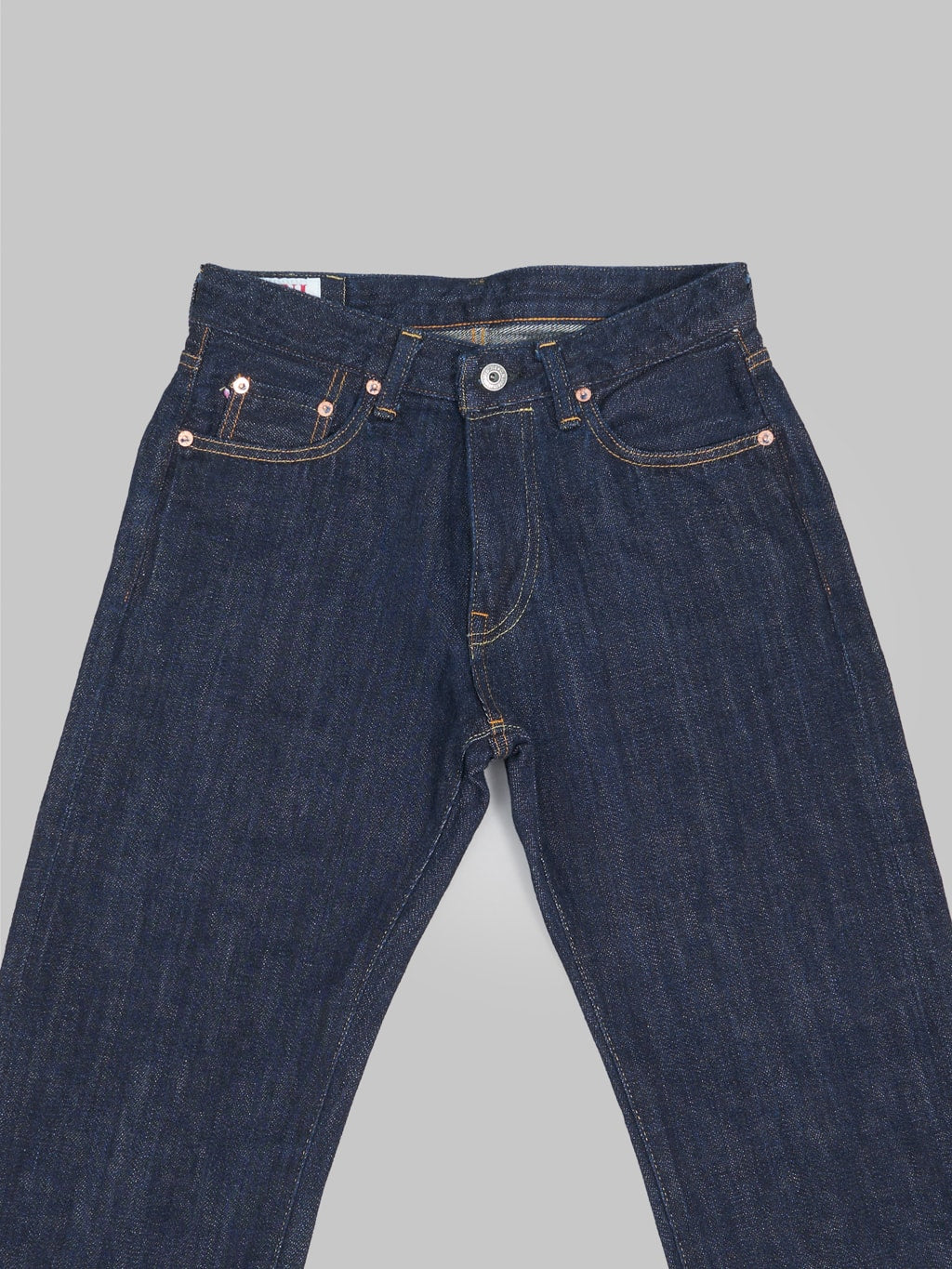 oni denim 702 kiraku ladies 12oz selvedge jeans waist