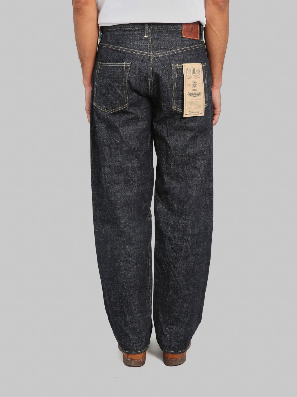 ONI Denim 822-LS13.5 13.5oz Long Slub Denim Super Wide Tapered Jeans