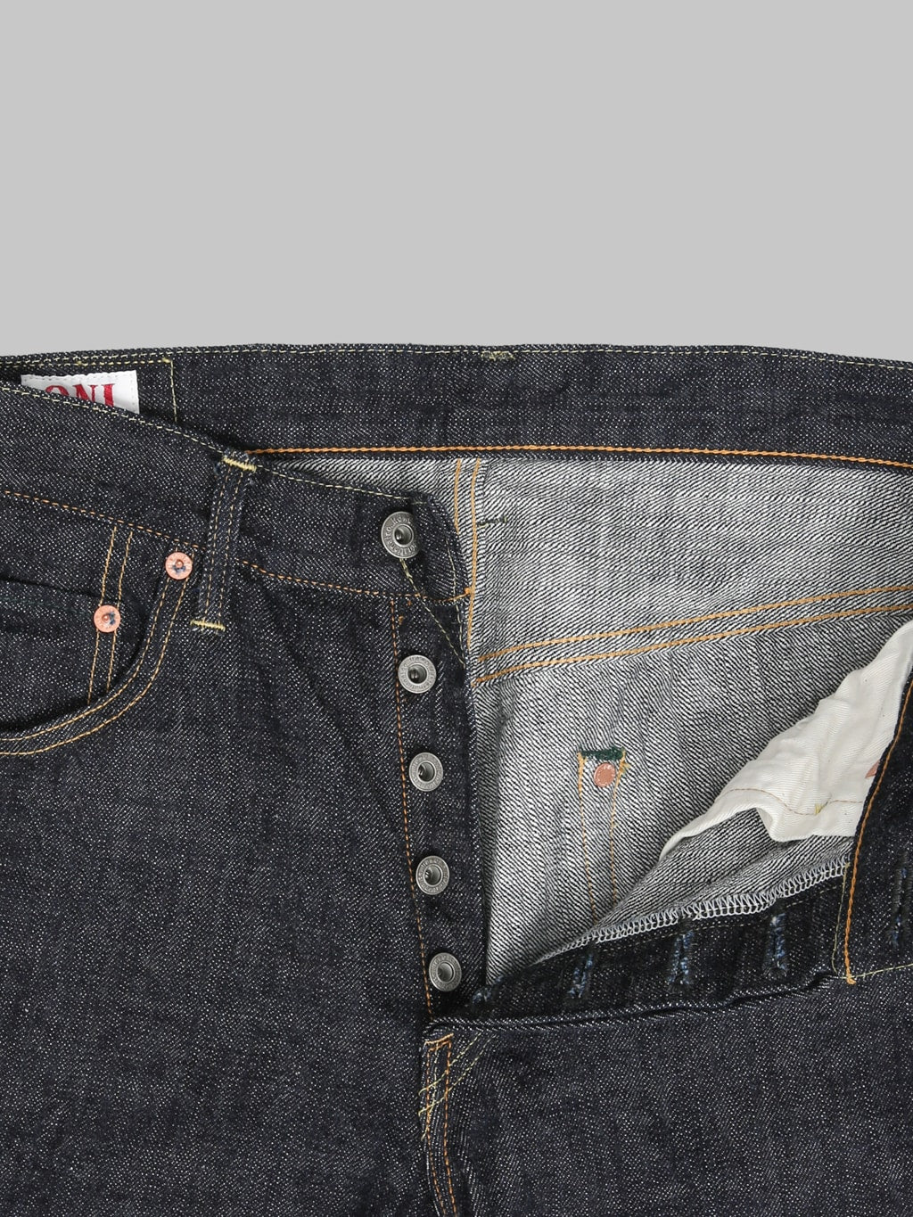 ONI Denim 822-LS13.5 13.5oz Long Slub Denim Super Wide Tapered Jeans